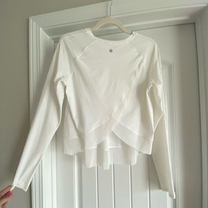 Lululemon Quick Pace Long Sleeve - White